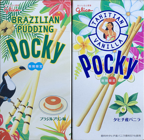 Pocky Brazilian et Tahitian