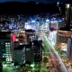 Kobe by night - panorama