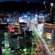 Kobe by night - panorama